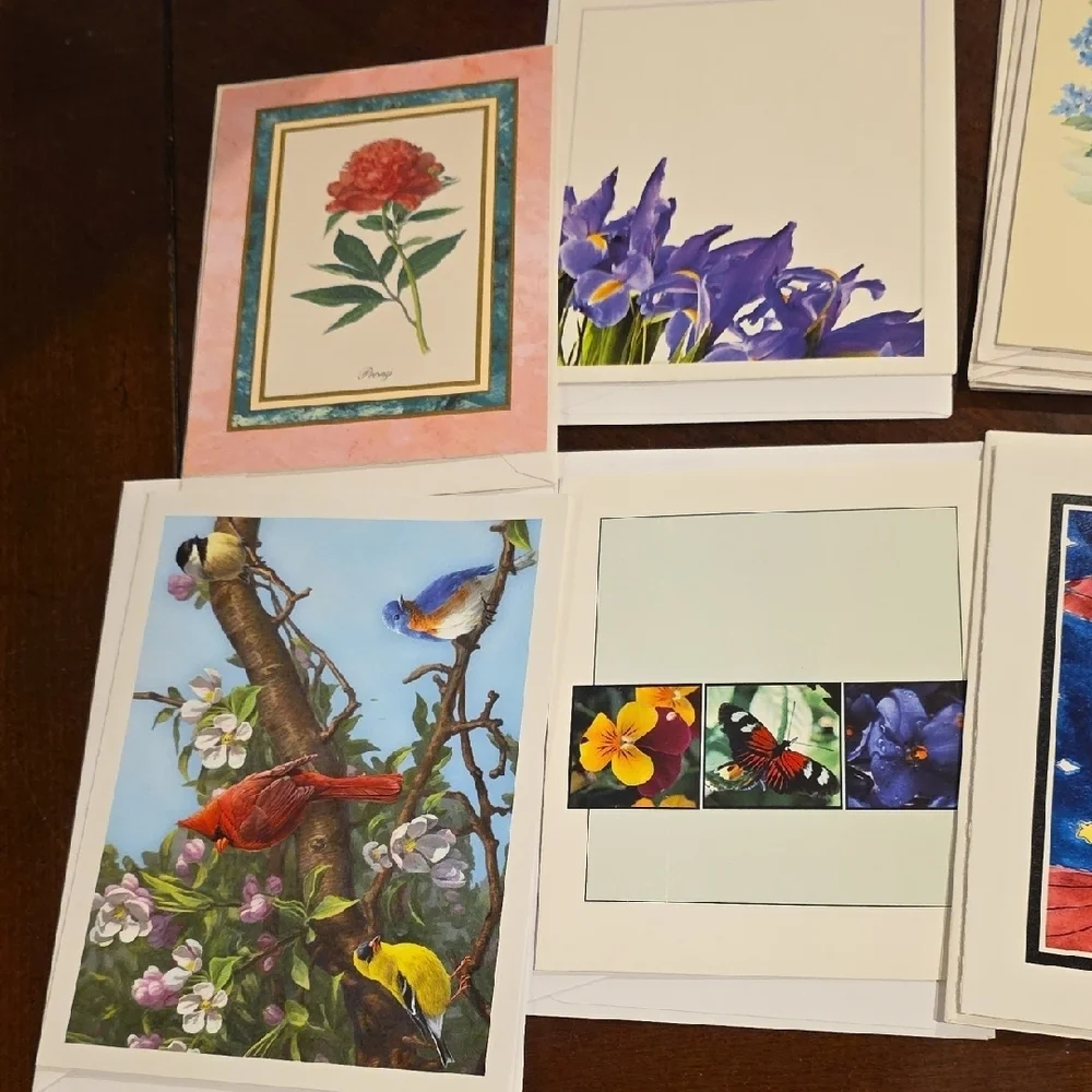 (J39) Assorted Blank Cards (39 Cards Total)